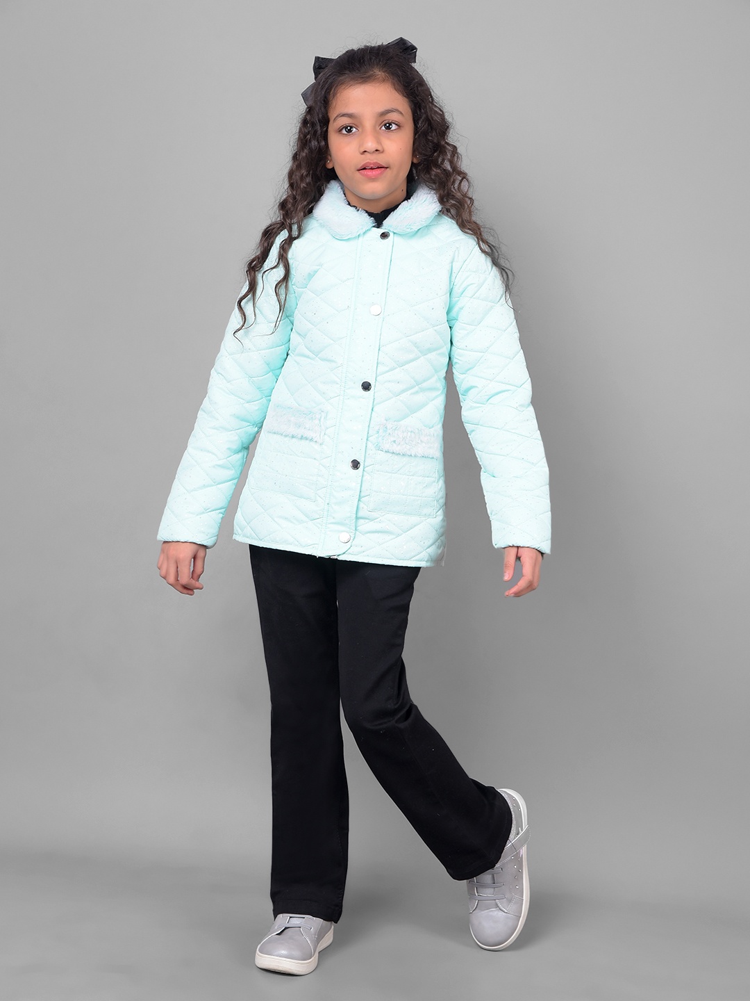 

Crimsoune Club Girls Lightweight Quilted Jacket, Blue