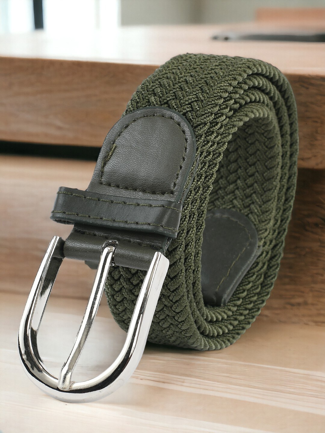 

Kastner Unisex Braided Strechable Belt, Green