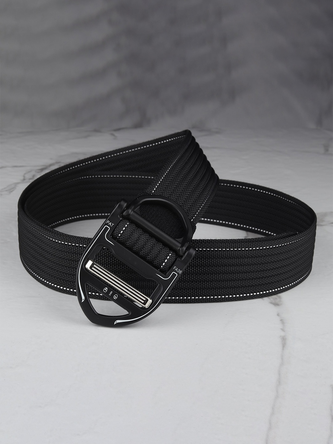 

Kastner Men Woven Design Belt, Black