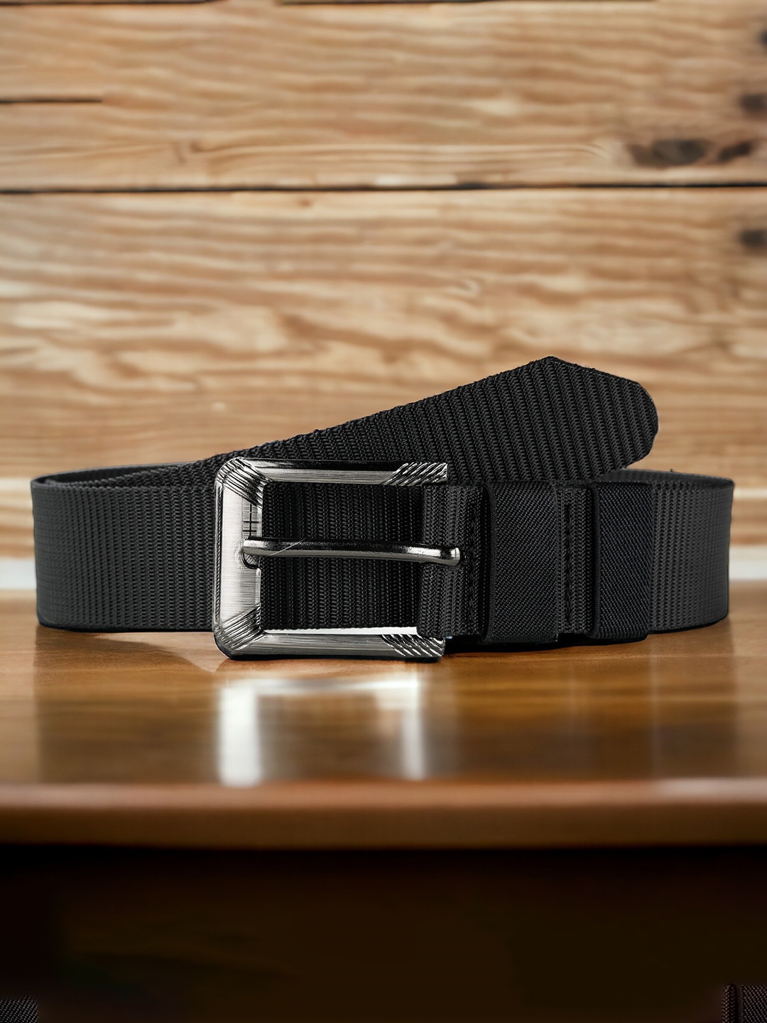 

Kastner Men Woven Design Belt, Black