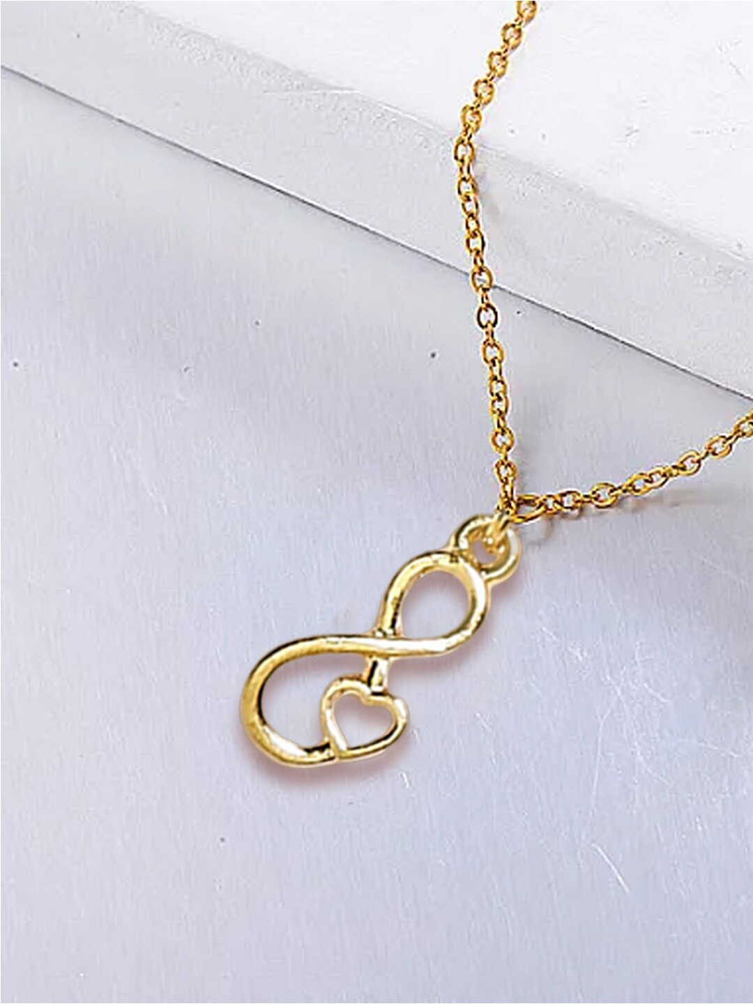 

OOMPH Infinity Charm Anklet, Gold