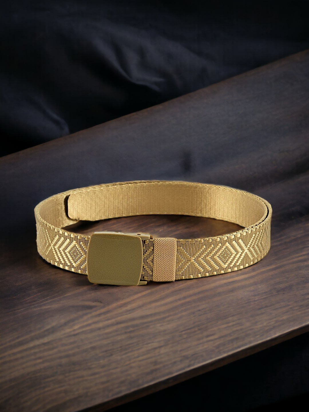 

Kastner Men Woven Design Belt, Tan
