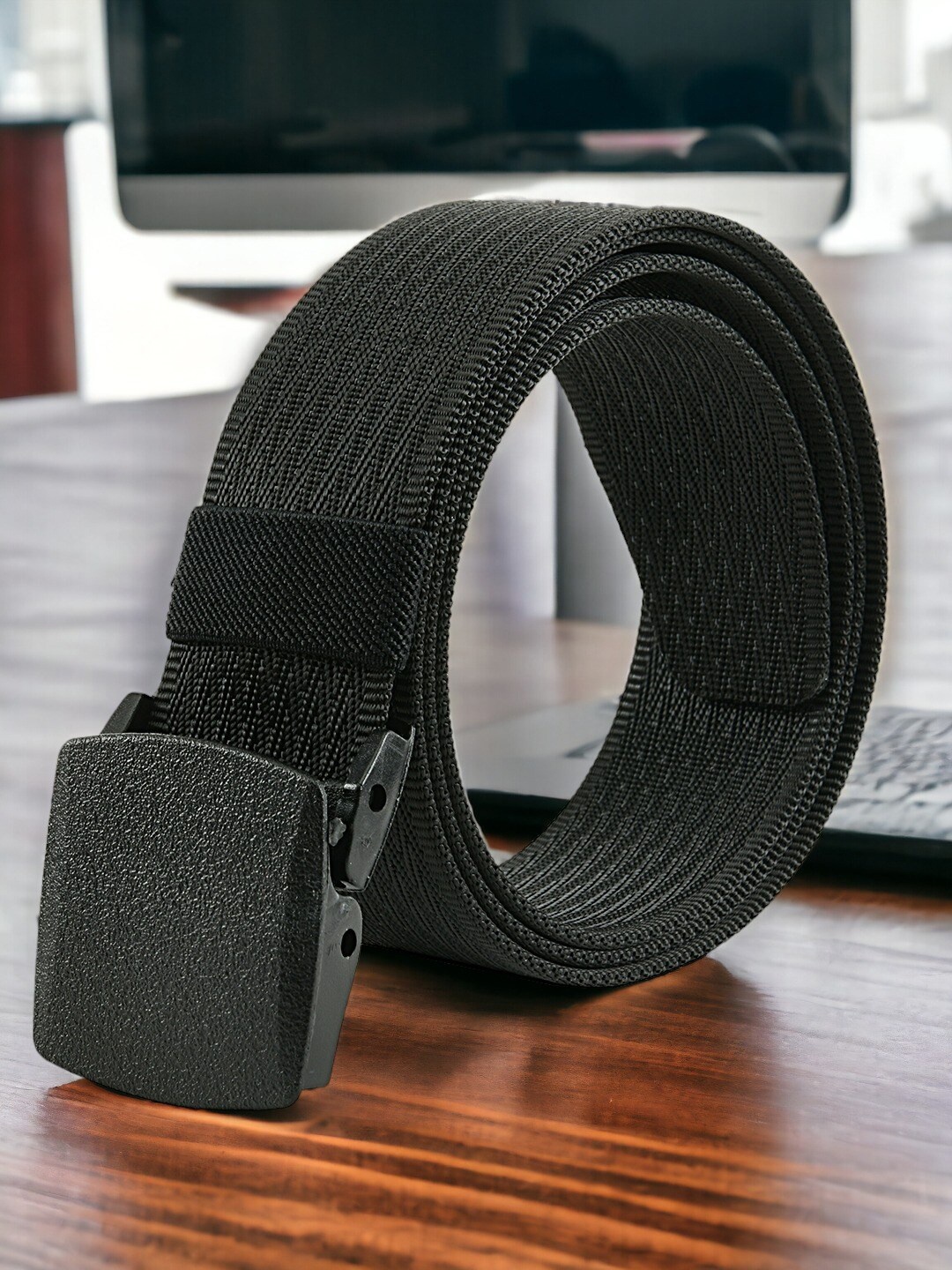 

Kastner Men Woven Design Belt, Black