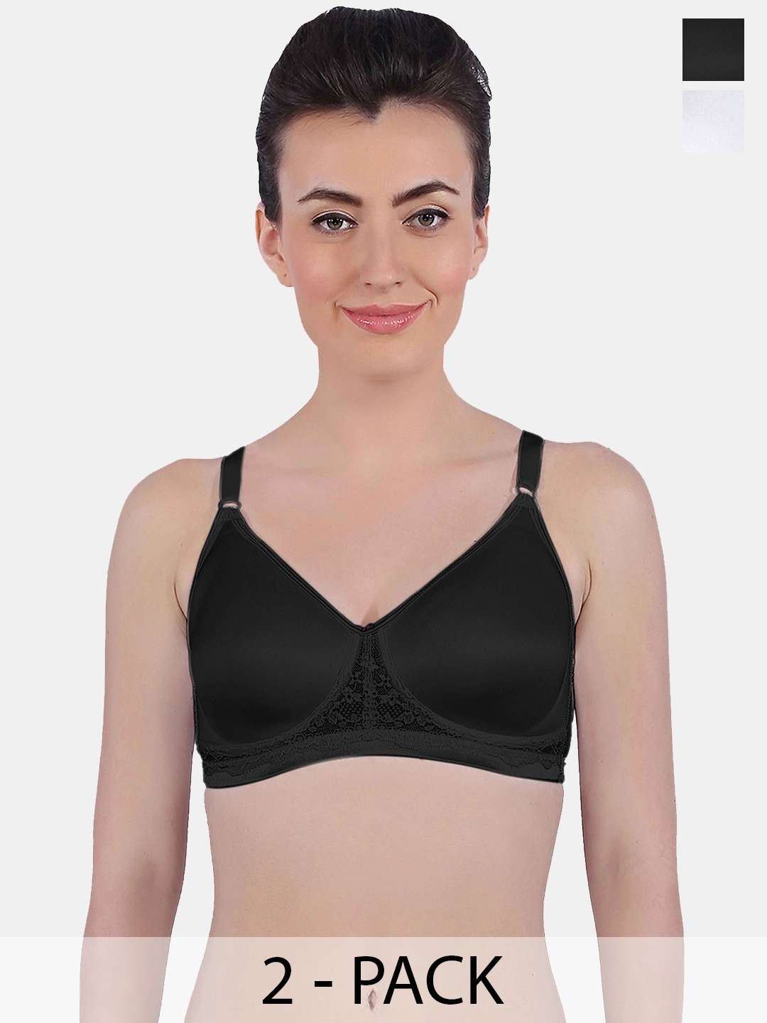 Sonari Assorted Pack Of 2 Medium Coverage Lightly Padded Bra