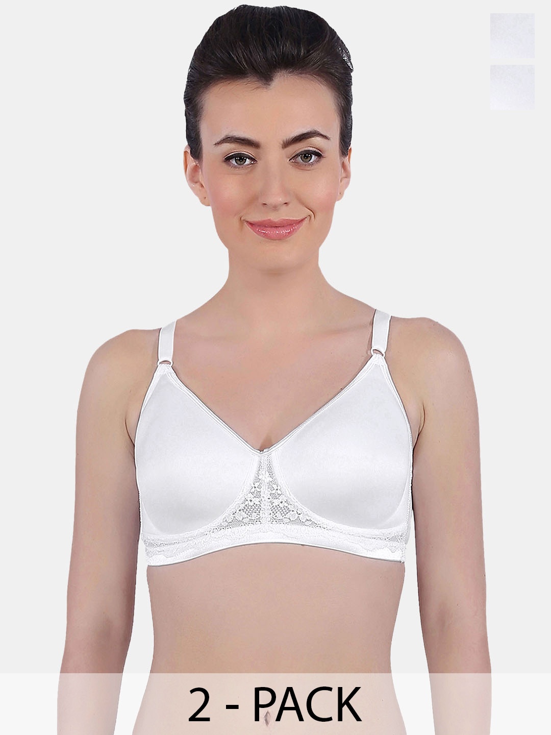 

Sonari Medium Coverage Lightly Padded T-shirt Bra with All Day Comfort, White