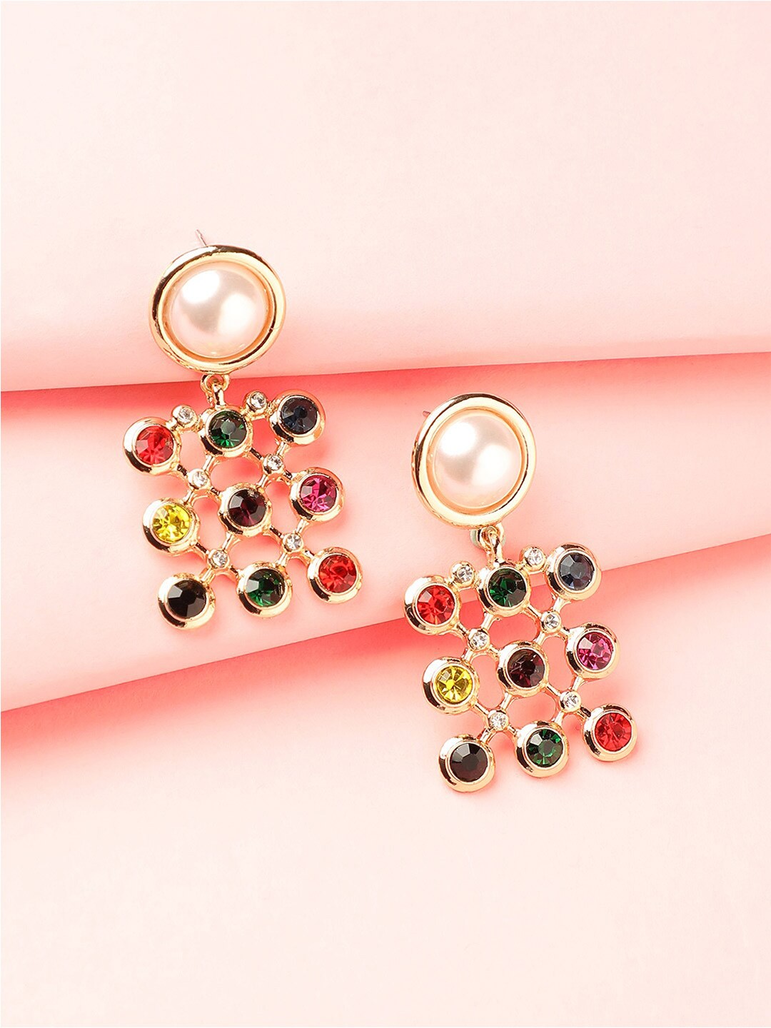 

DressBerry Gold-Plated Drop Earrings