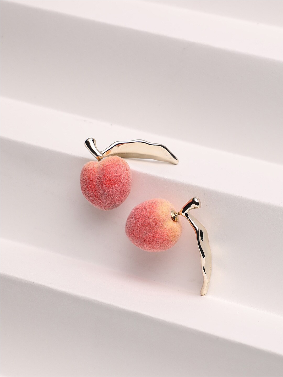 

DressBerry Gold-Plated Drop Earrings, Orange
