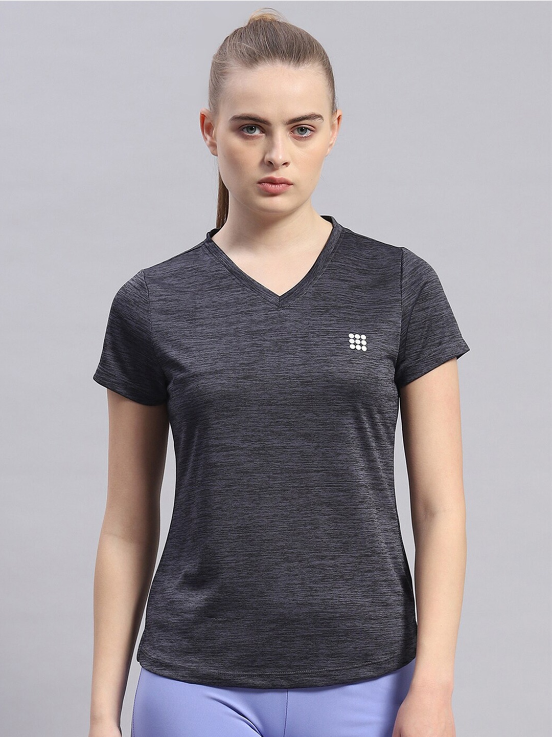 

rock.it V Neck Short Sleeves Casual Top, Black