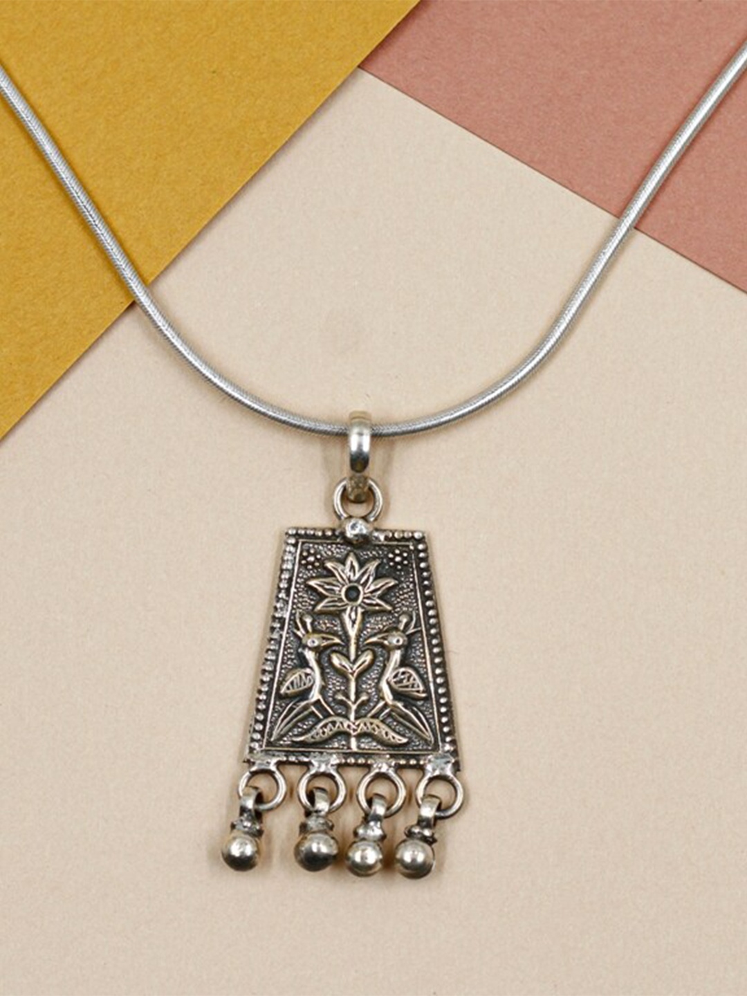 

SANGEETA BOOCHRA Sterling Silver Oxidized Necklace