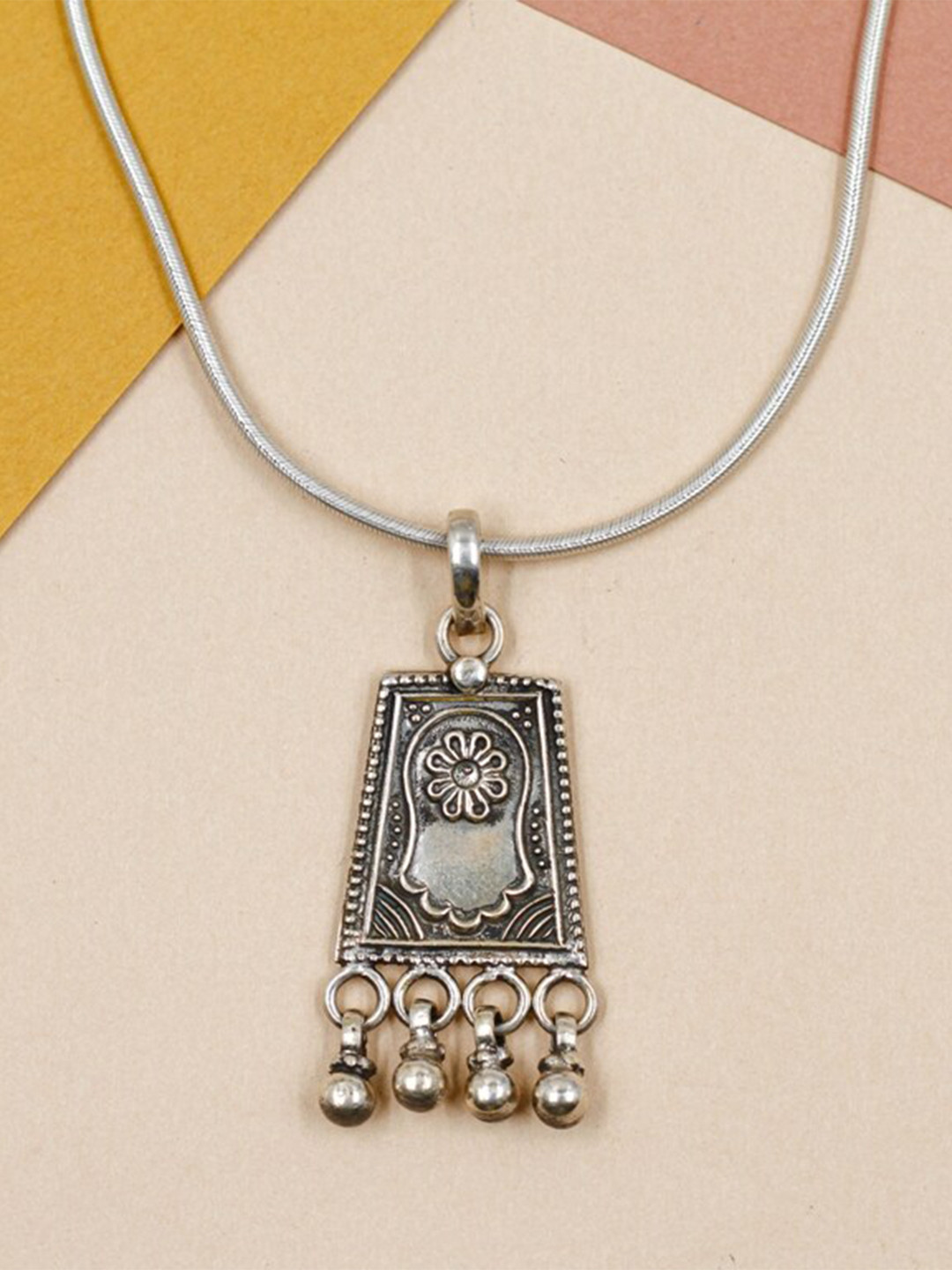 

SANGEETA BOOCHRA Sterling Silver Oxidized Necklace