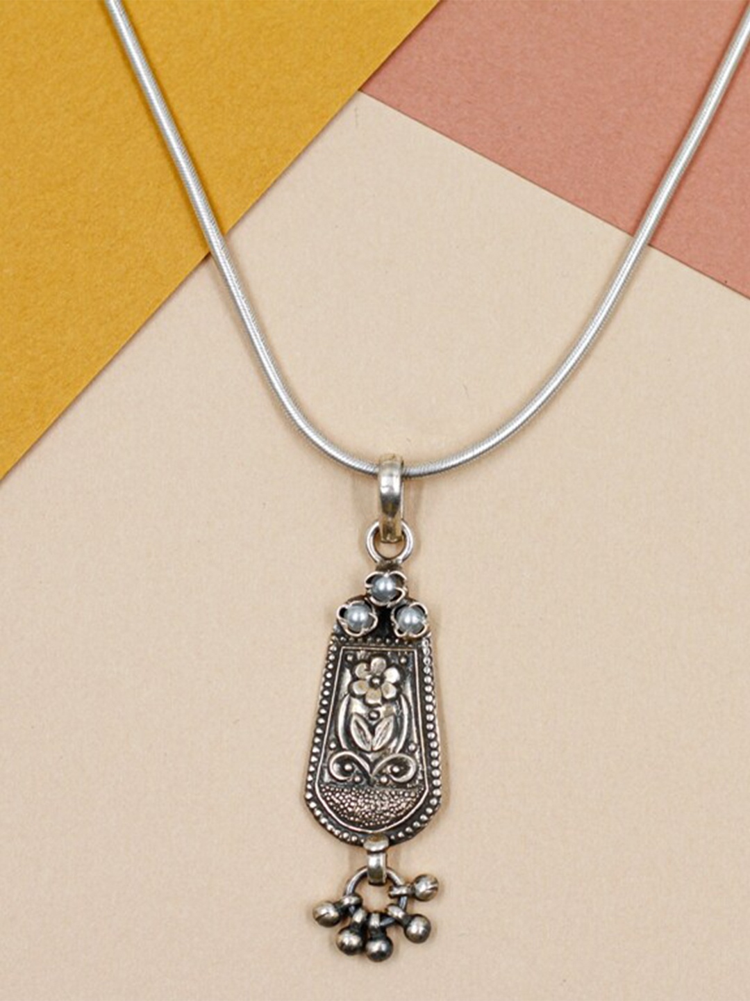 

SANGEETA BOOCHRA Sterling Silver Oxidized Necklace