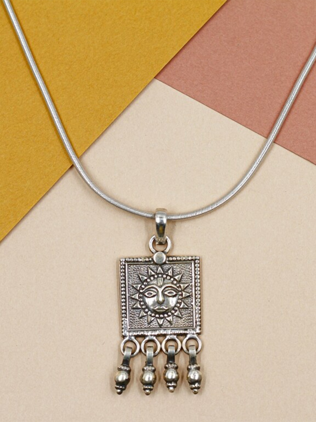

SANGEETA BOOCHRA Sterling Silver Oxidized Necklace