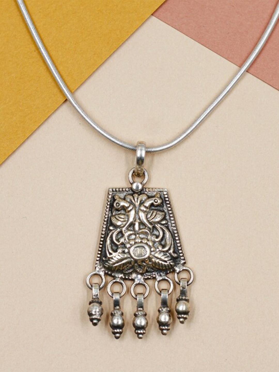 

SANGEETA BOOCHRA Sterling Silver Oxidized Necklace