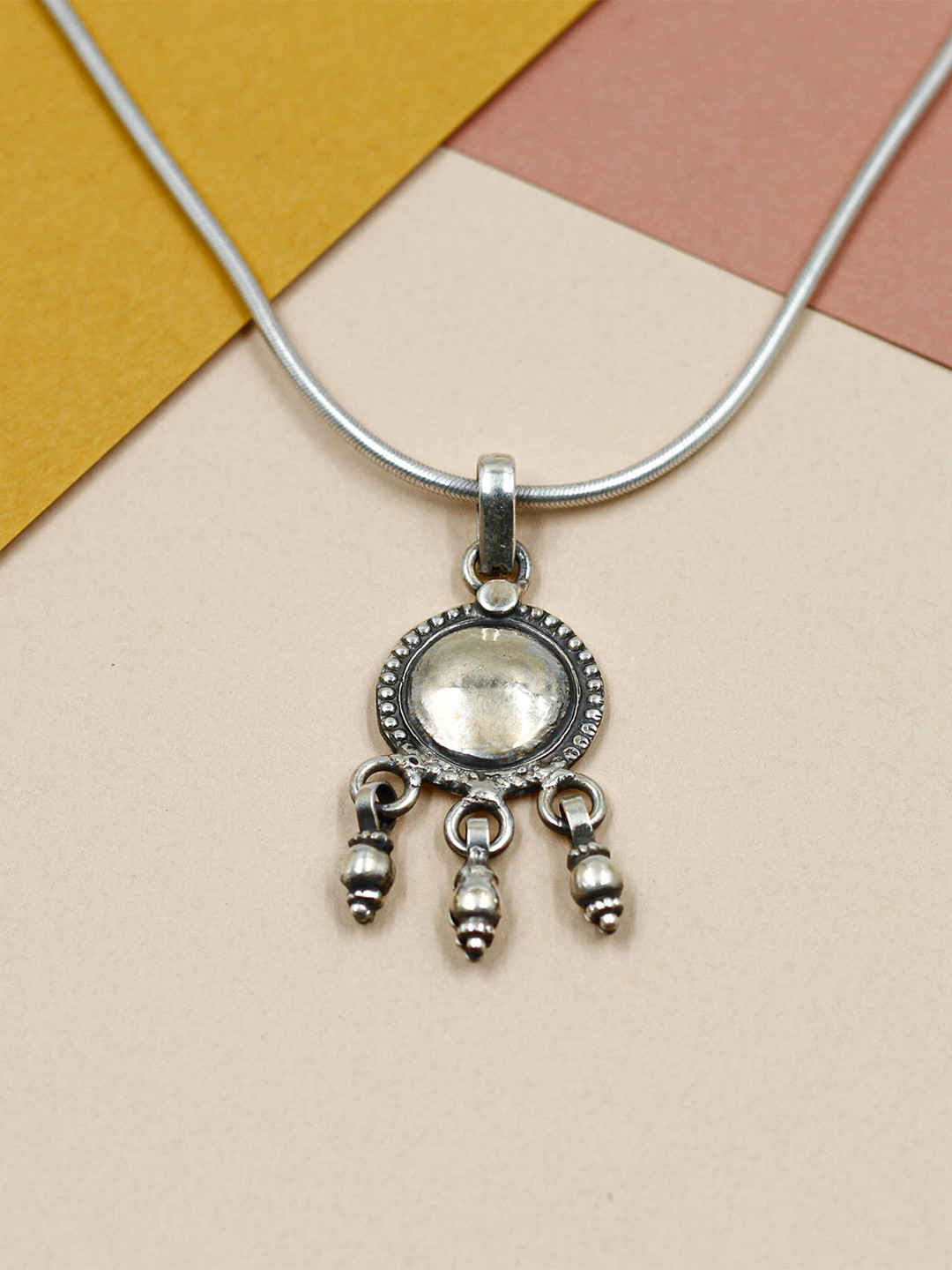

SANGEETA BOOCHRA Sterling Silver Oxidized Necklace