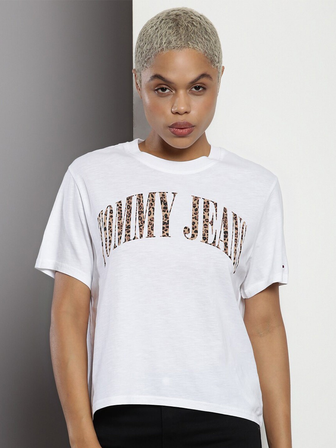 

Tommy Hilfiger Typography Printed T-shirt, White