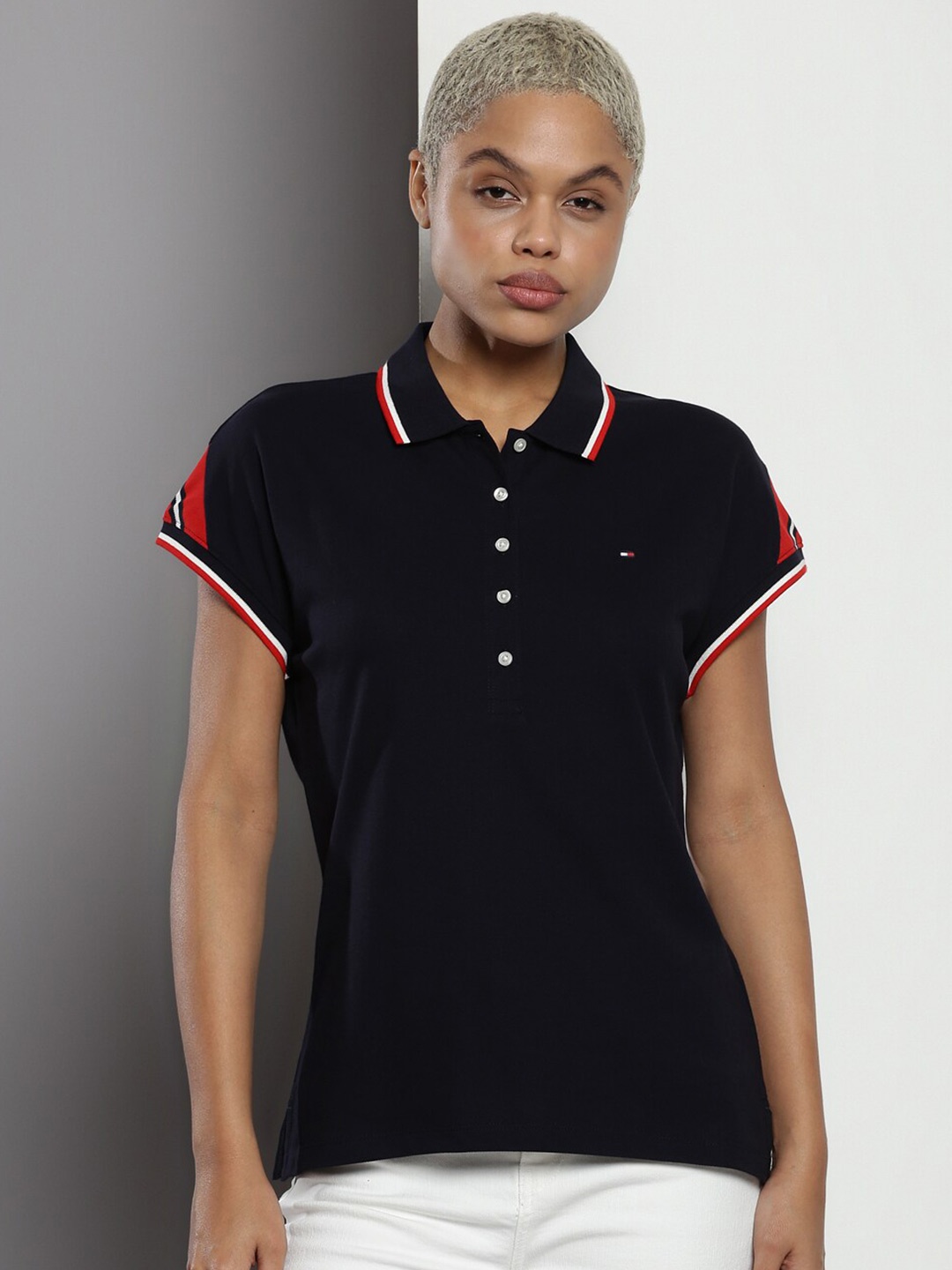 

Tommy Hilfiger Polo Collar T-Shirt, Navy blue