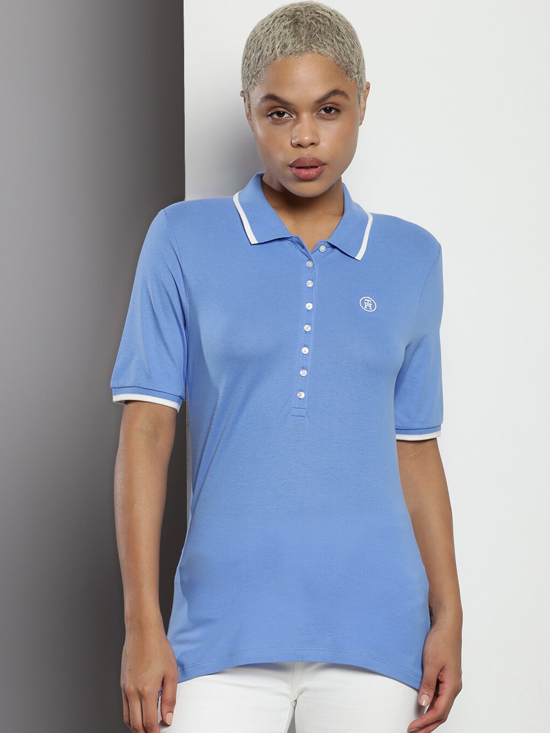 

Tommy Hilfiger Polo Collar Slim Fit T-shirt, Blue