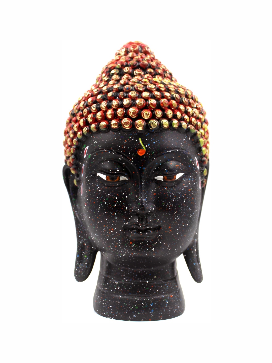 

ESVAR STONECRAFT Black & Red Buddha Idol Showpiece