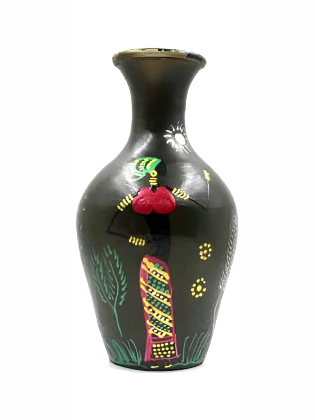 

ESVAR STONECRAFT Black Terracotta Curio Decorative Showpiece