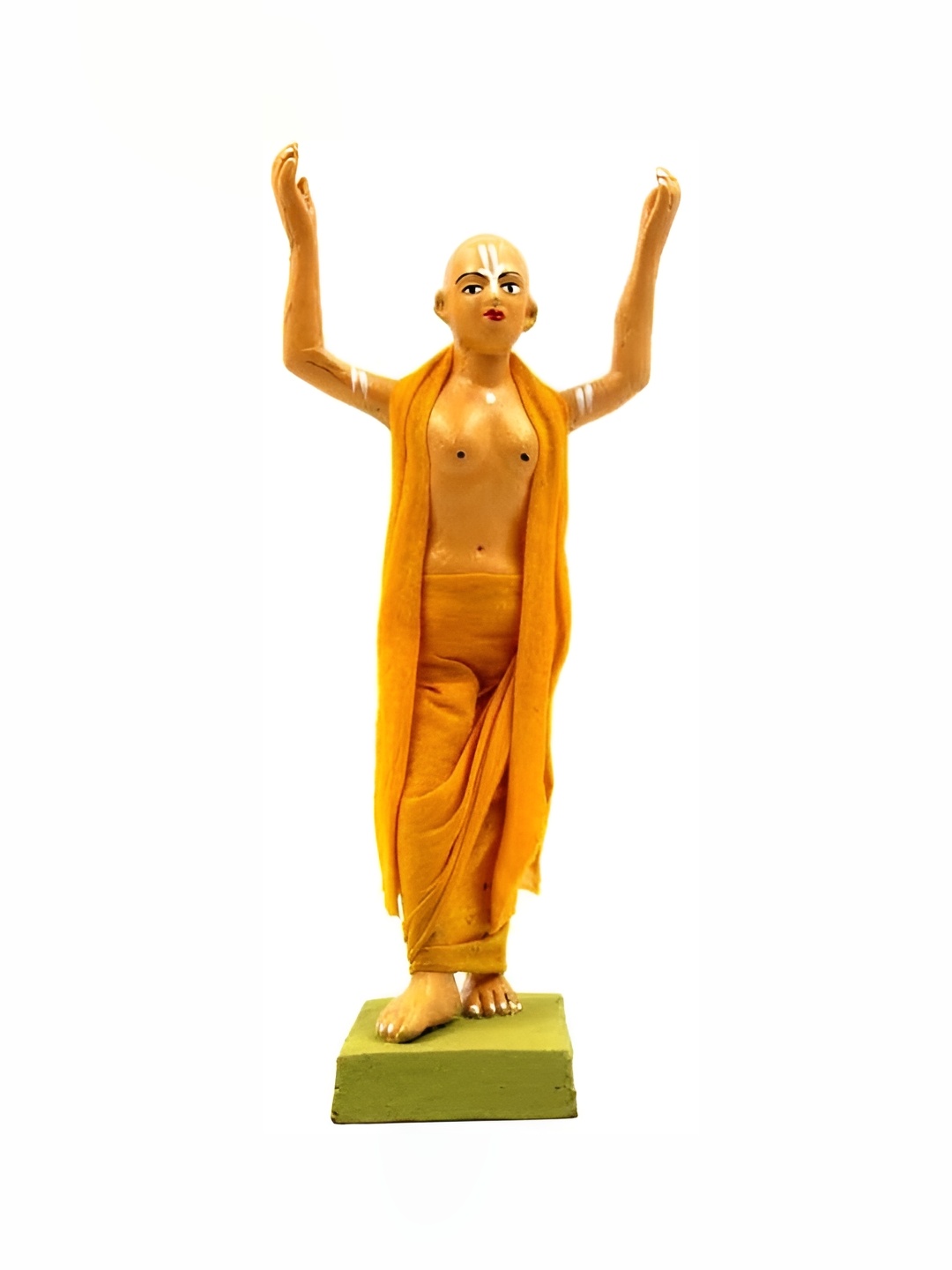 

ESVAR STONECRAFT Yellow Terracotta Figurine Decorative Showpiece