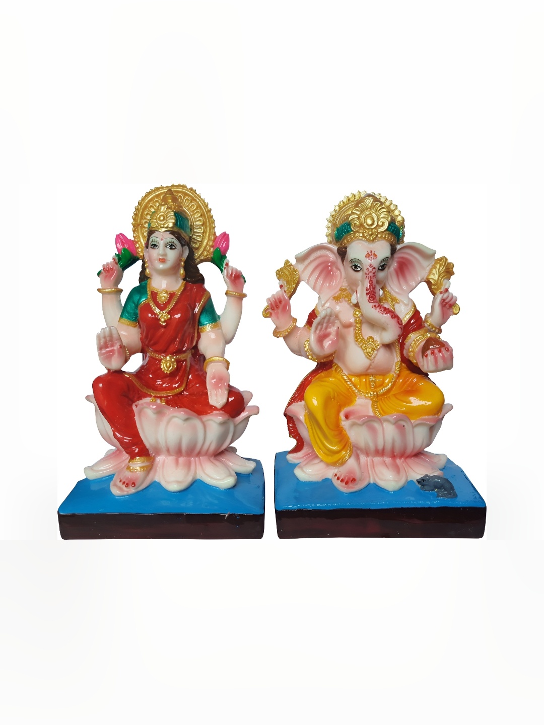 

ESVAR STONECRAFT Red & Orange Religious Idol Showpiece