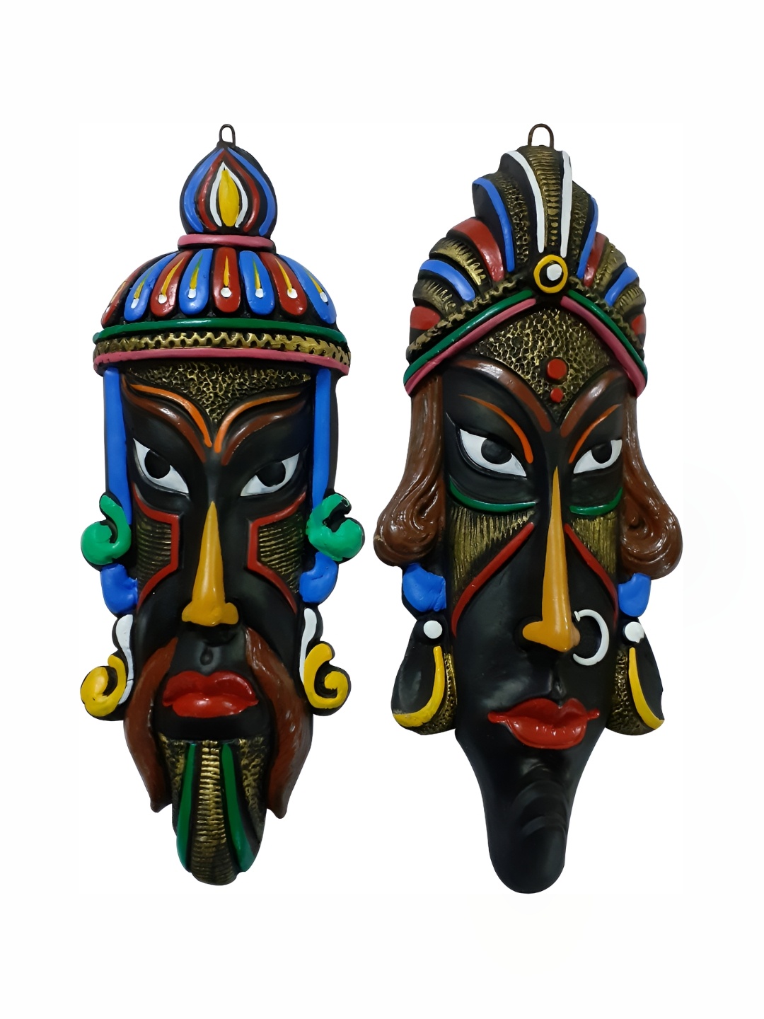 

ESVAR STONECRAFT Black & Brown Terracotta Figurine Showpiece