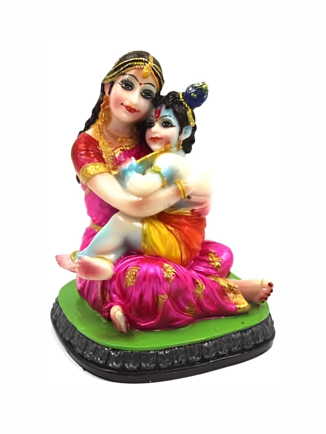 

ESVAR STONECRAFT White and Pink Religious Idol Showpiece