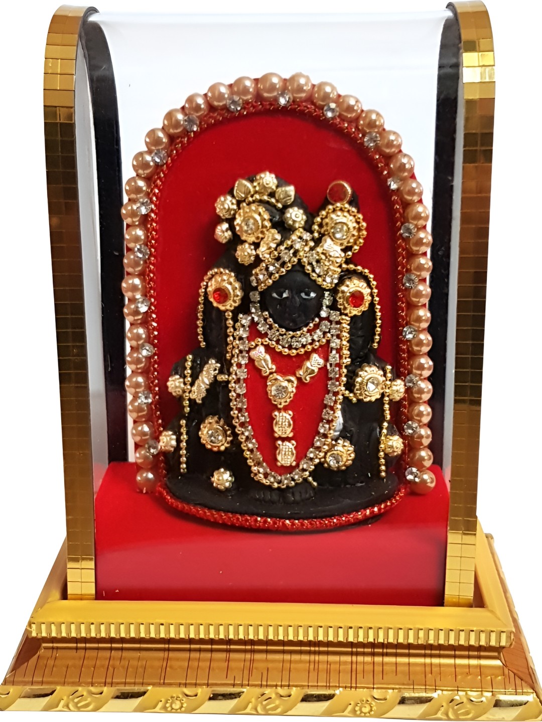 

ESVAR STONECRAFT Red & Black Religious Figurine Showpiece