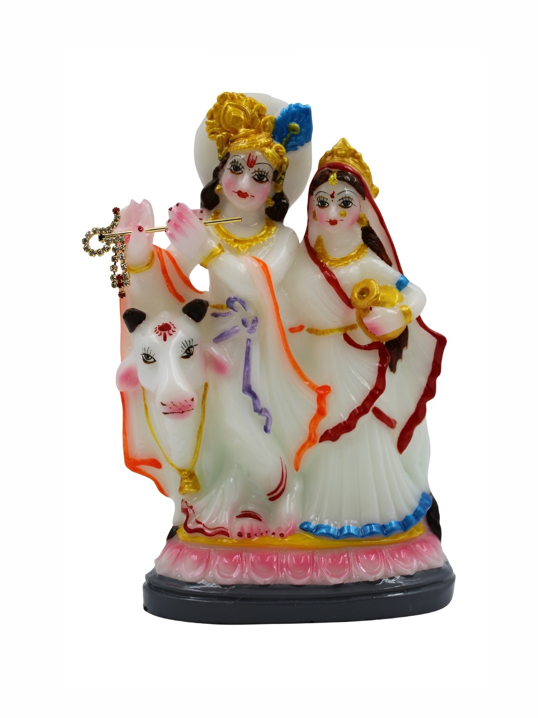

ESVAR STONECRAFT White and GoldToned Religious Idol Showpiece