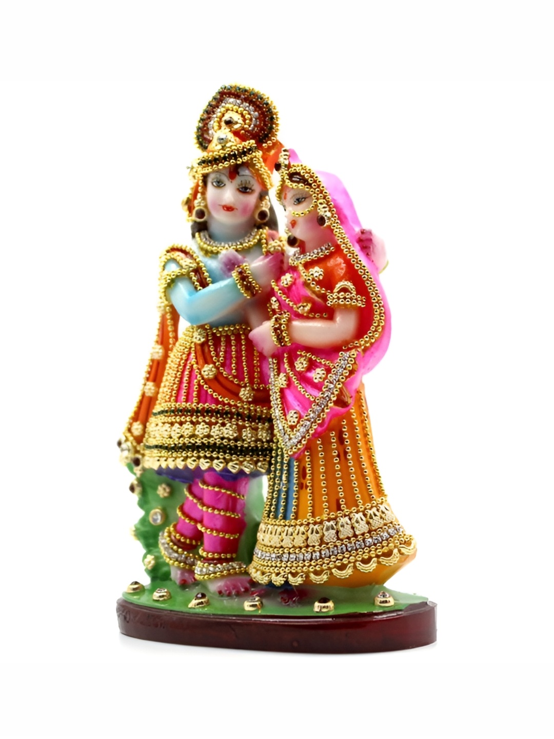 

ESVAR STONECRAFT Blue Radha Krishna Religious Showpiece