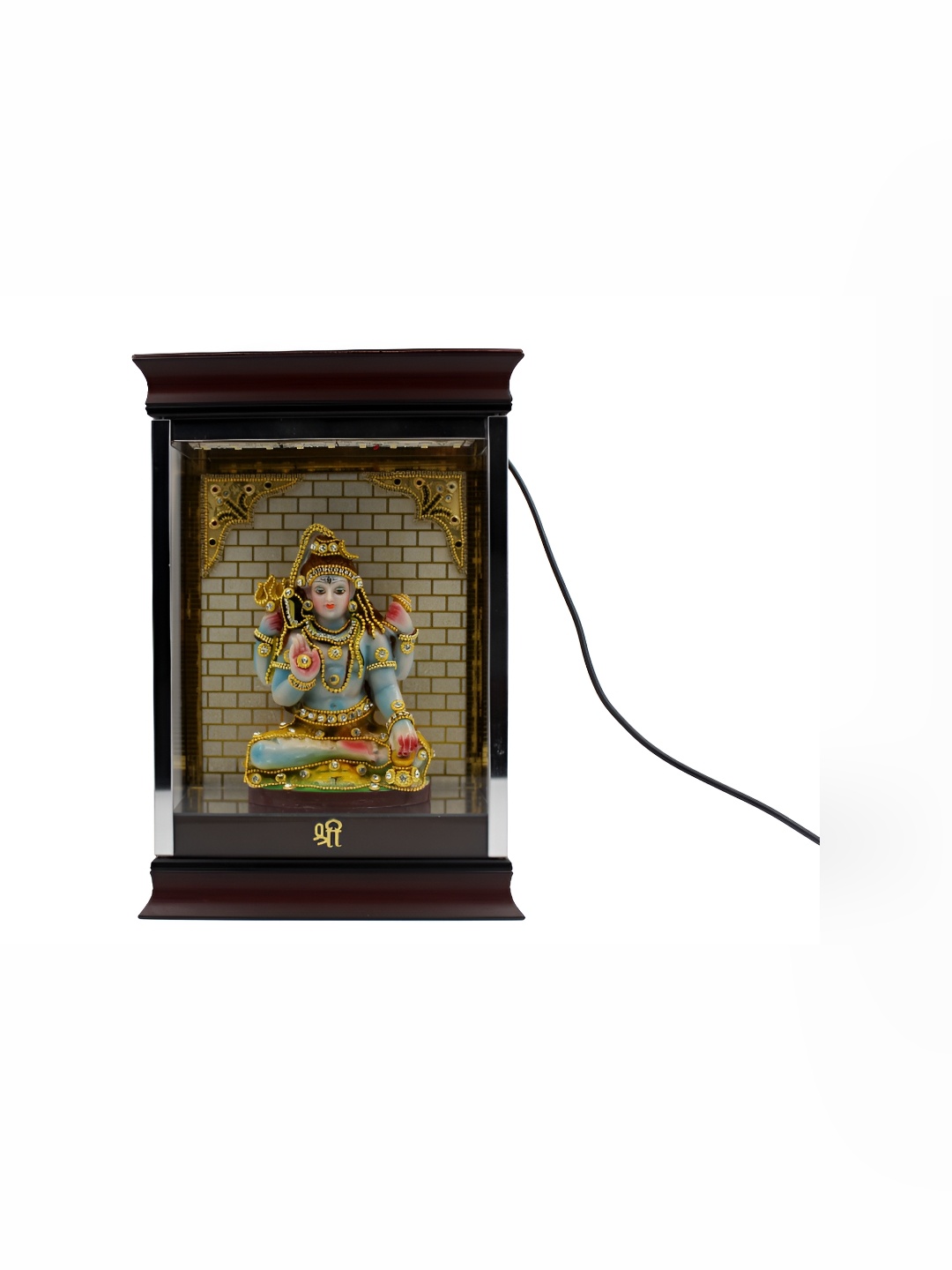 

ESVAR STONECRAFT Blue & Gold Toned Religious Idol Showpiece