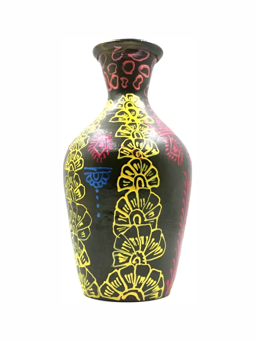 

ESVAR STONECRAFT Brown Terracotta Printed Vases
