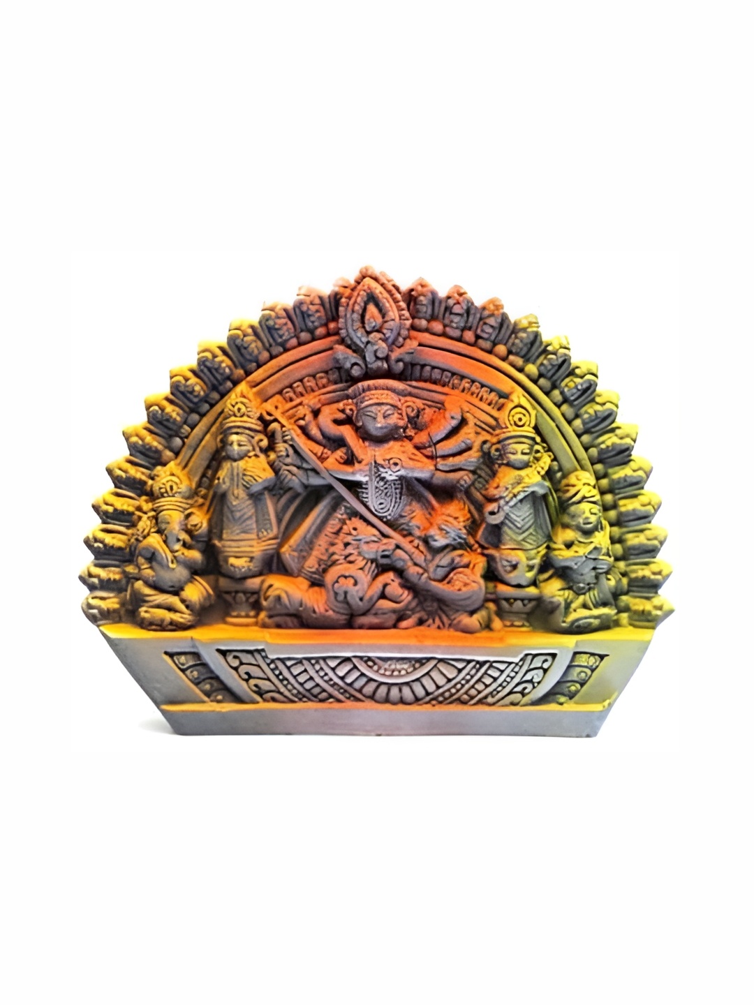 ESVAR STONECRAFT Black & Yellow Religious Idol Showpiece