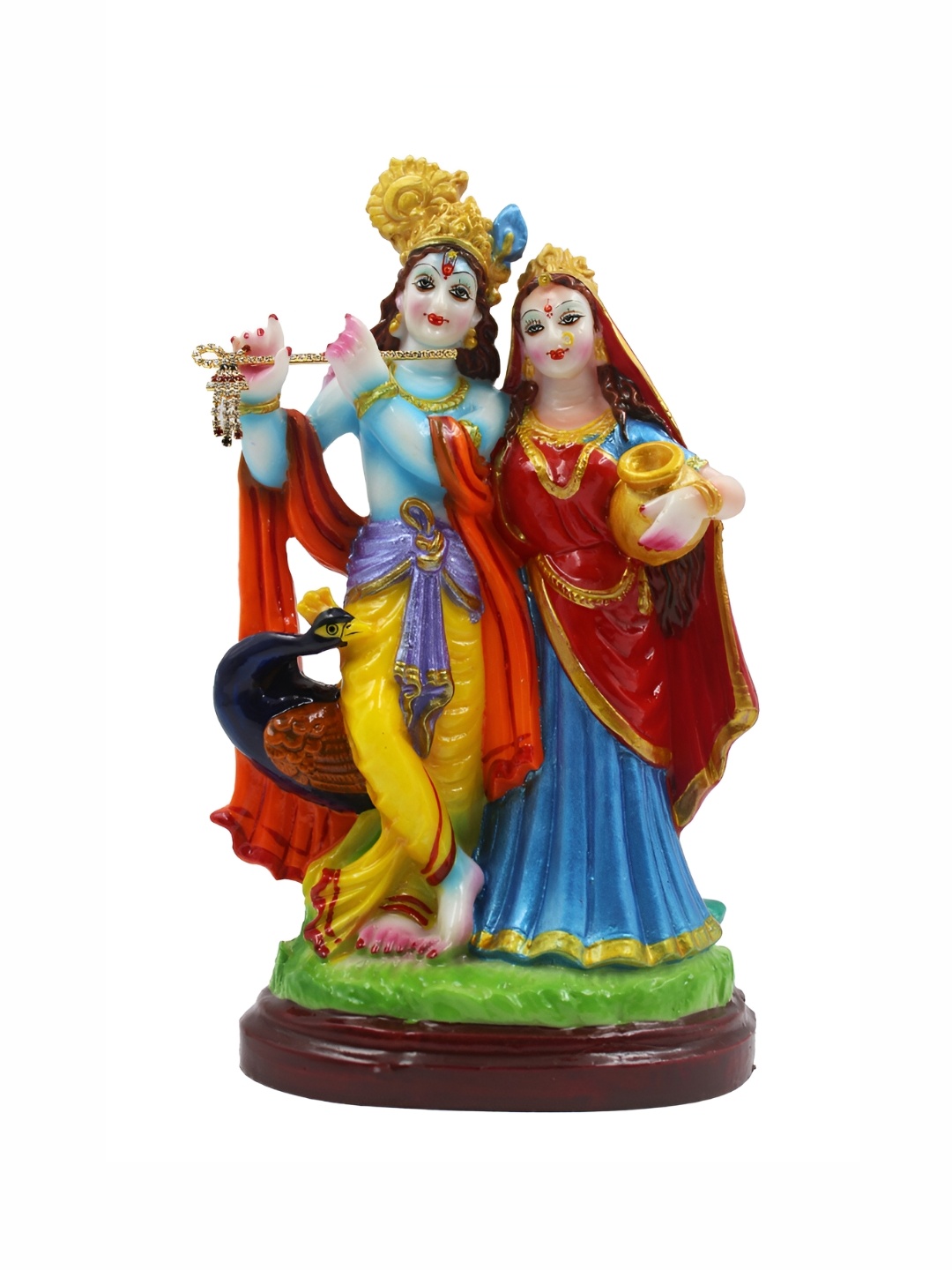 

ESVAR STONECRAFT Blue & Red Religious Idol Showpiece