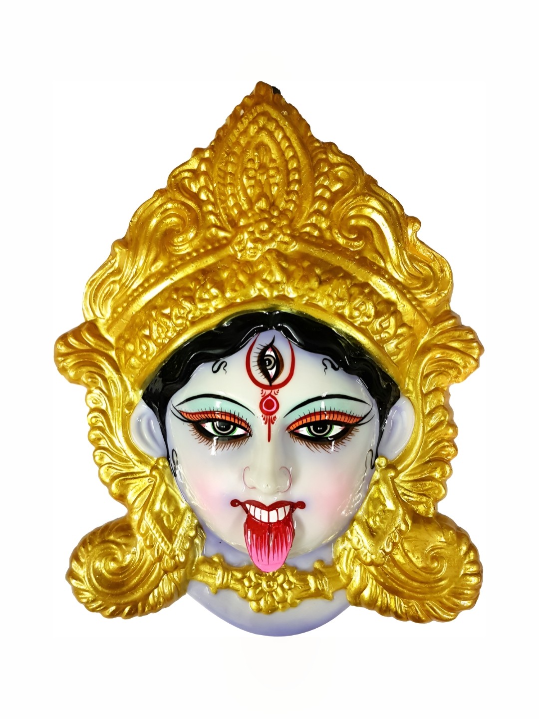 

ESVAR STONECRAFT White & Gold Toned Religious Idol Showpiece