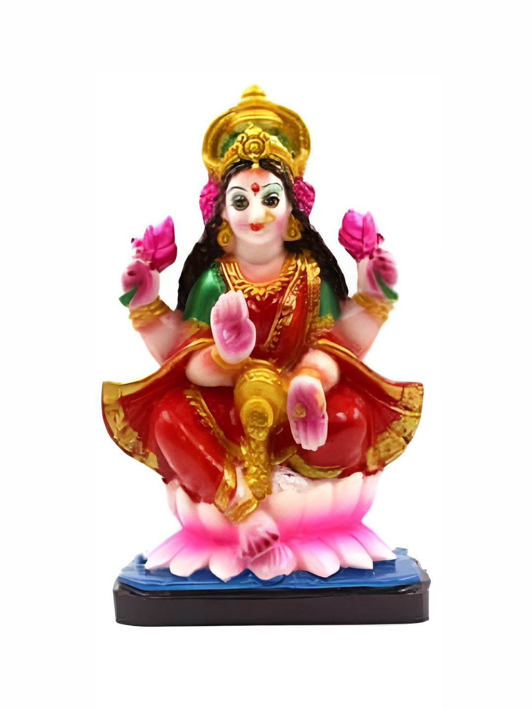 

ESVAR STONECRAFT Red & Pink Religious Idol Showpiece