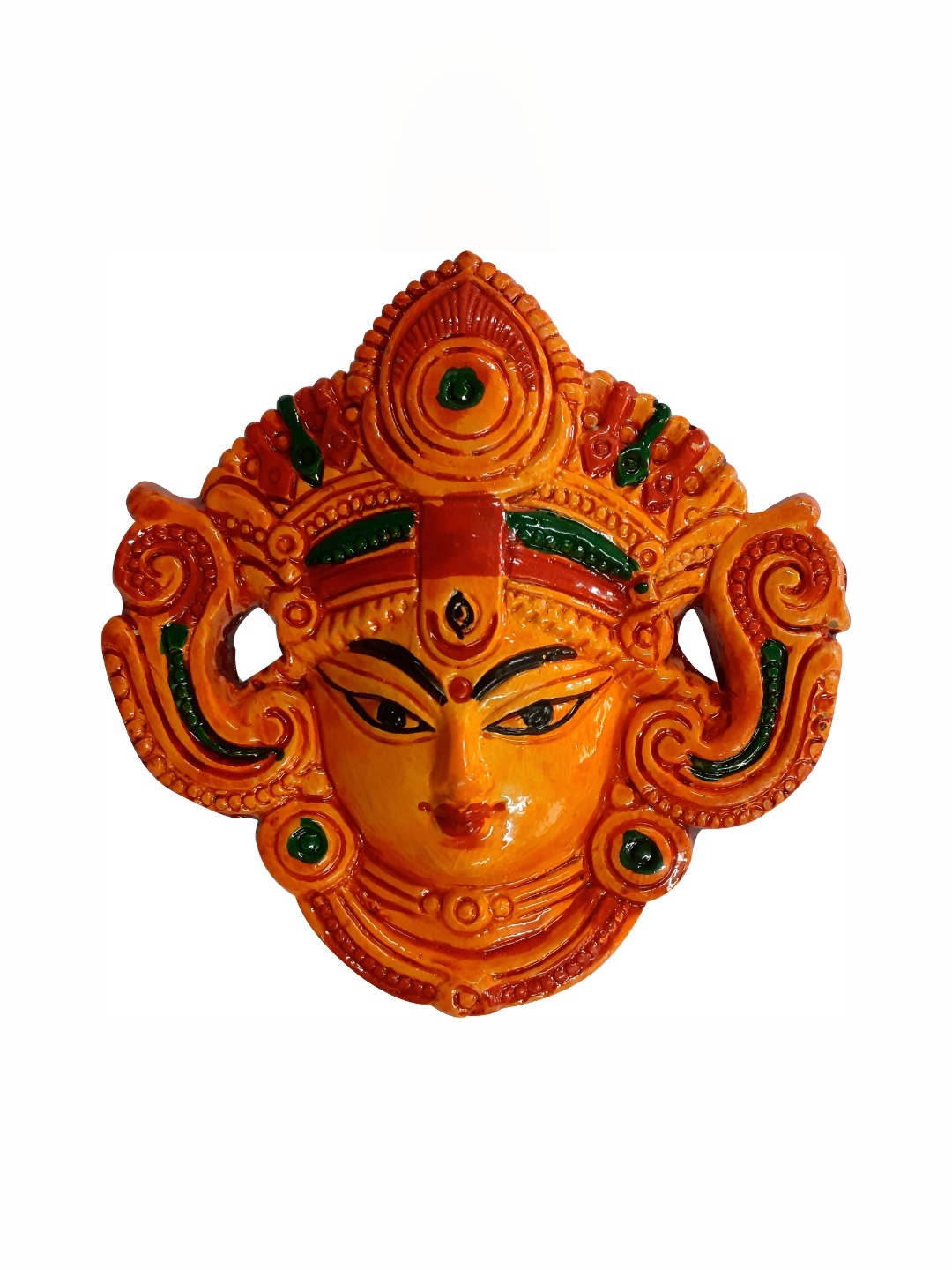 

ESVAR STONECRAFT Yellow & Red Religious Decorative Showpiece