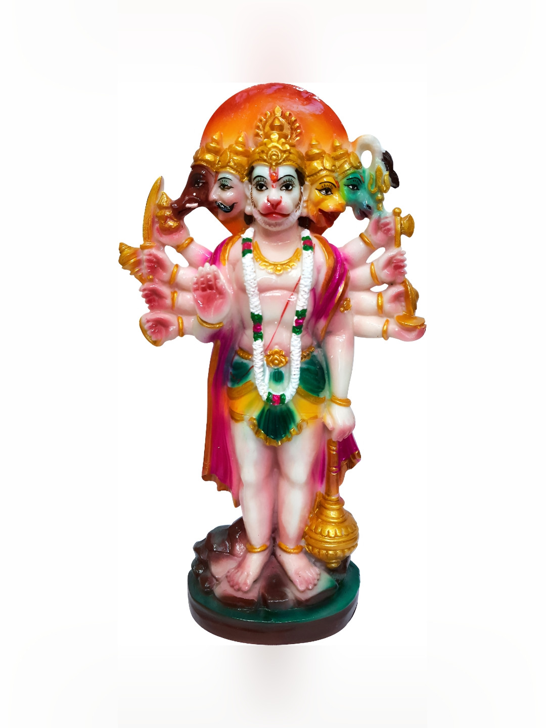 

ESVAR STONECRAFT White & Red Religious Idol Showpiece