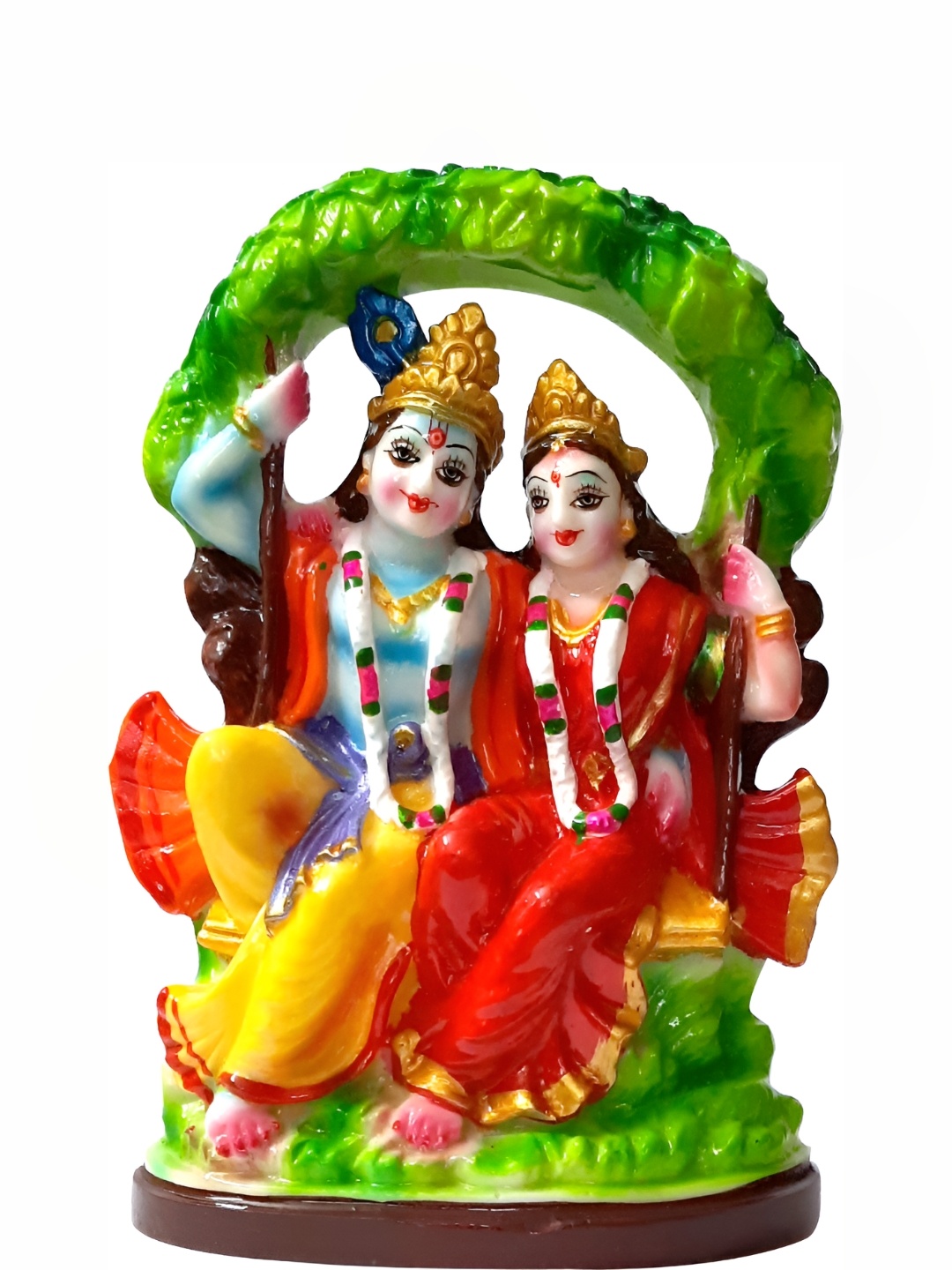 

ESVAR STONECRAFT Red & Green Religious Idol Showpiece