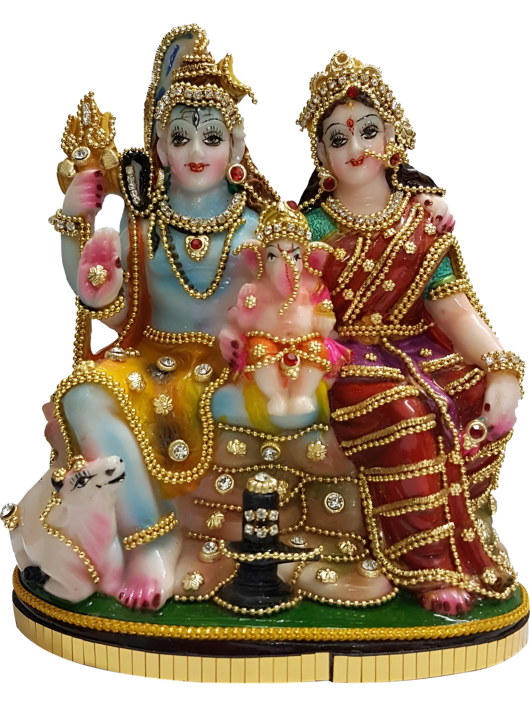 

ESVAR STONECRAFT Blue & Red Religious Idol Showpiece