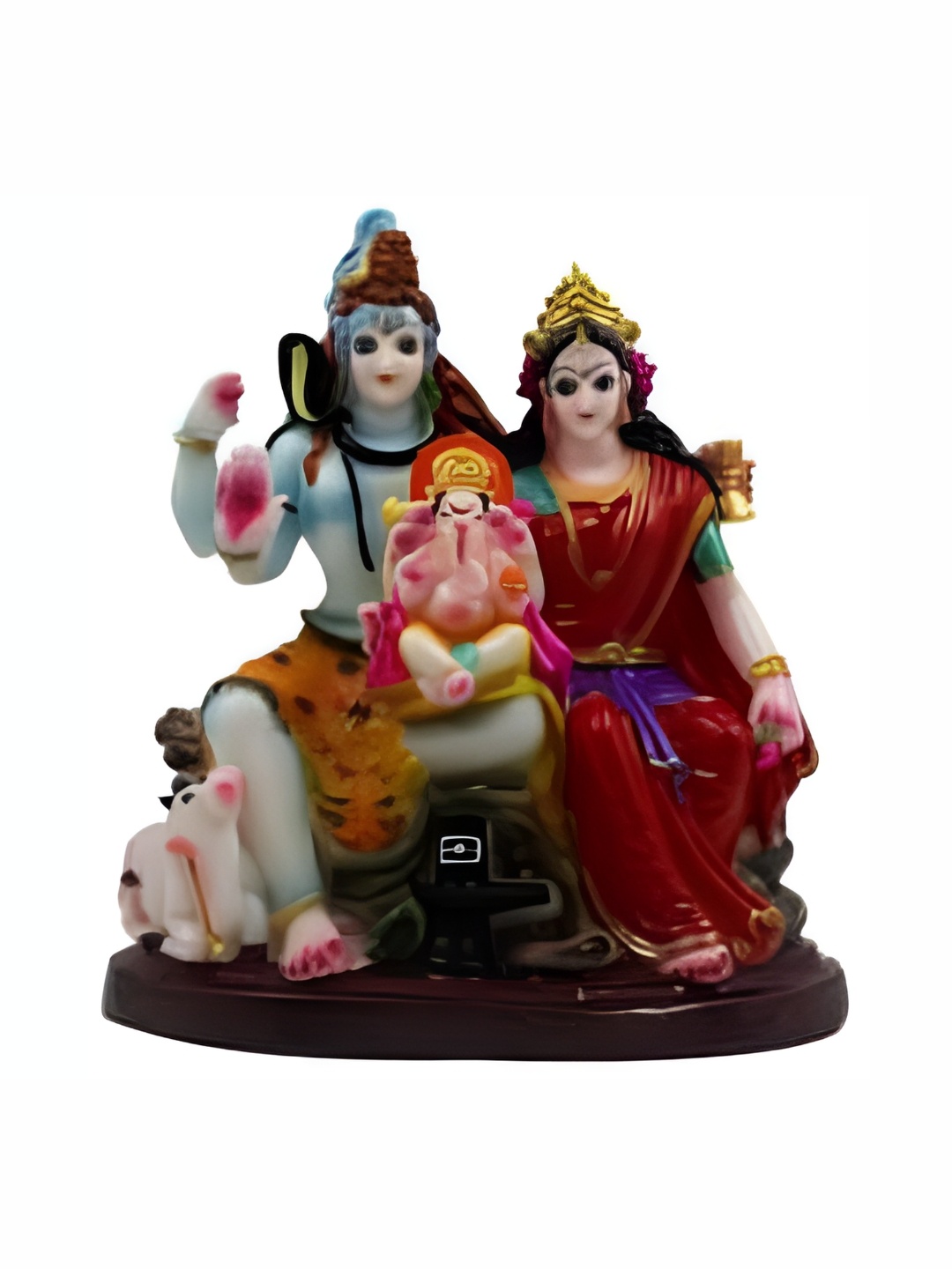 

ESVAR STONECRAFT Blue & Red Religious Idol Showpiece