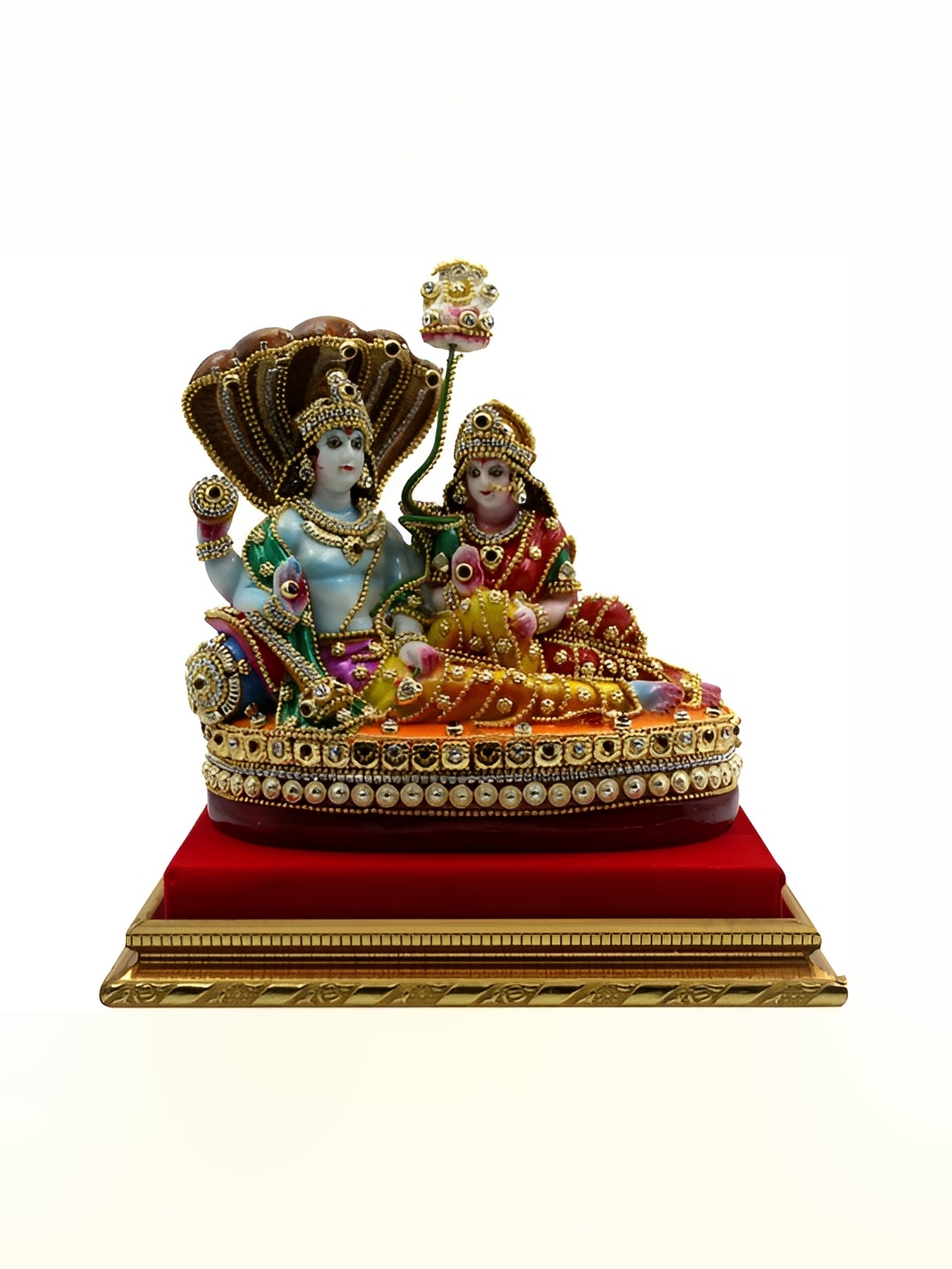 

ESVAR STONECRAFT Blue & Red Religious Idol Showpiece