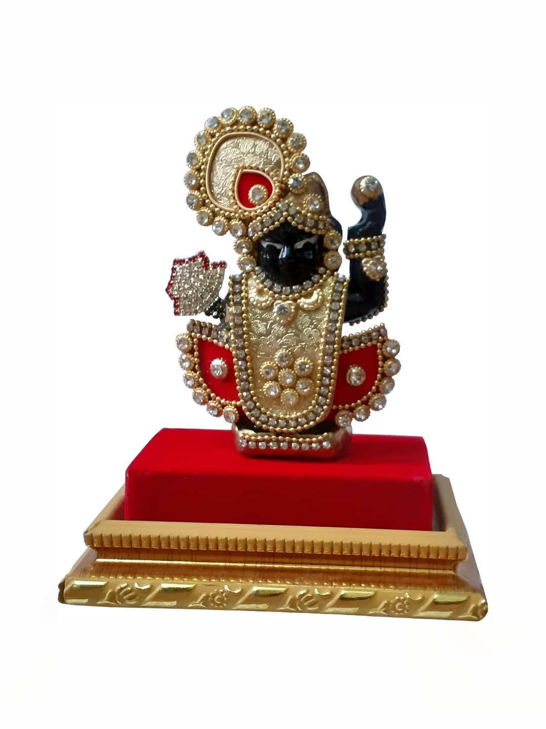 

ESVAR STONECRAFT Black & Red Religious Idol Showpiece