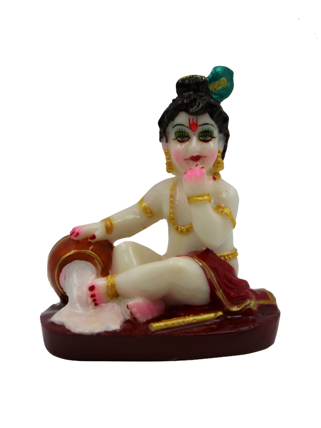 

ESVAR STONECRAFT White & Red Religious Idol Showpiece