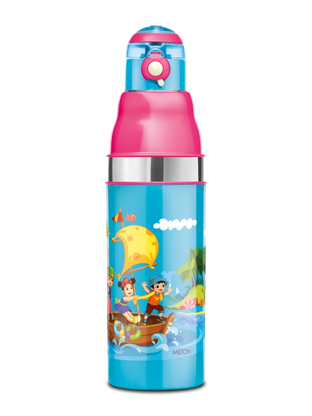 

Milton Kool Stunner 600 Insulated Inner Steel Water Bottle for Kids 520ml - Blue