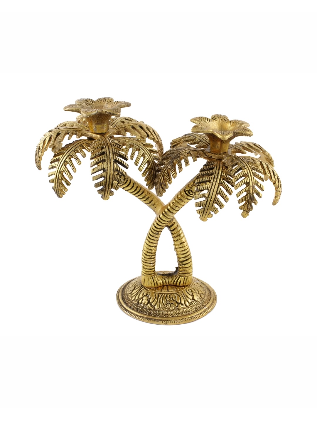 

Kridaykraft Gold Toned Curio Showpiece