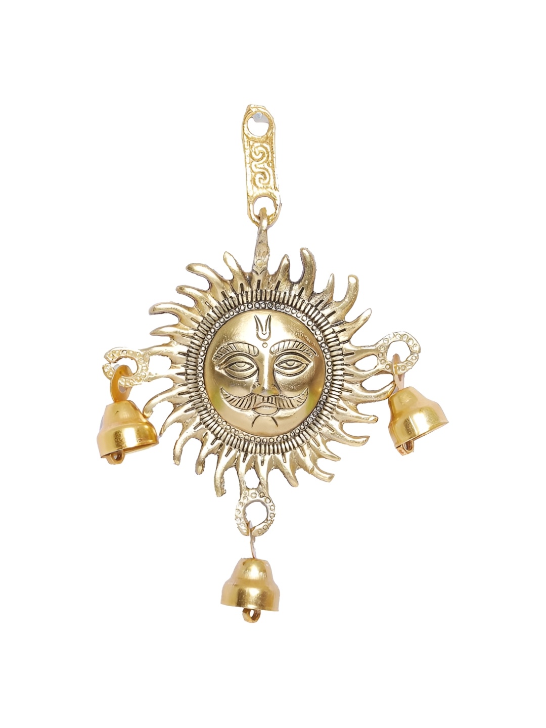 

Kridaykraft Gold Toned Religious Idol Showpiece