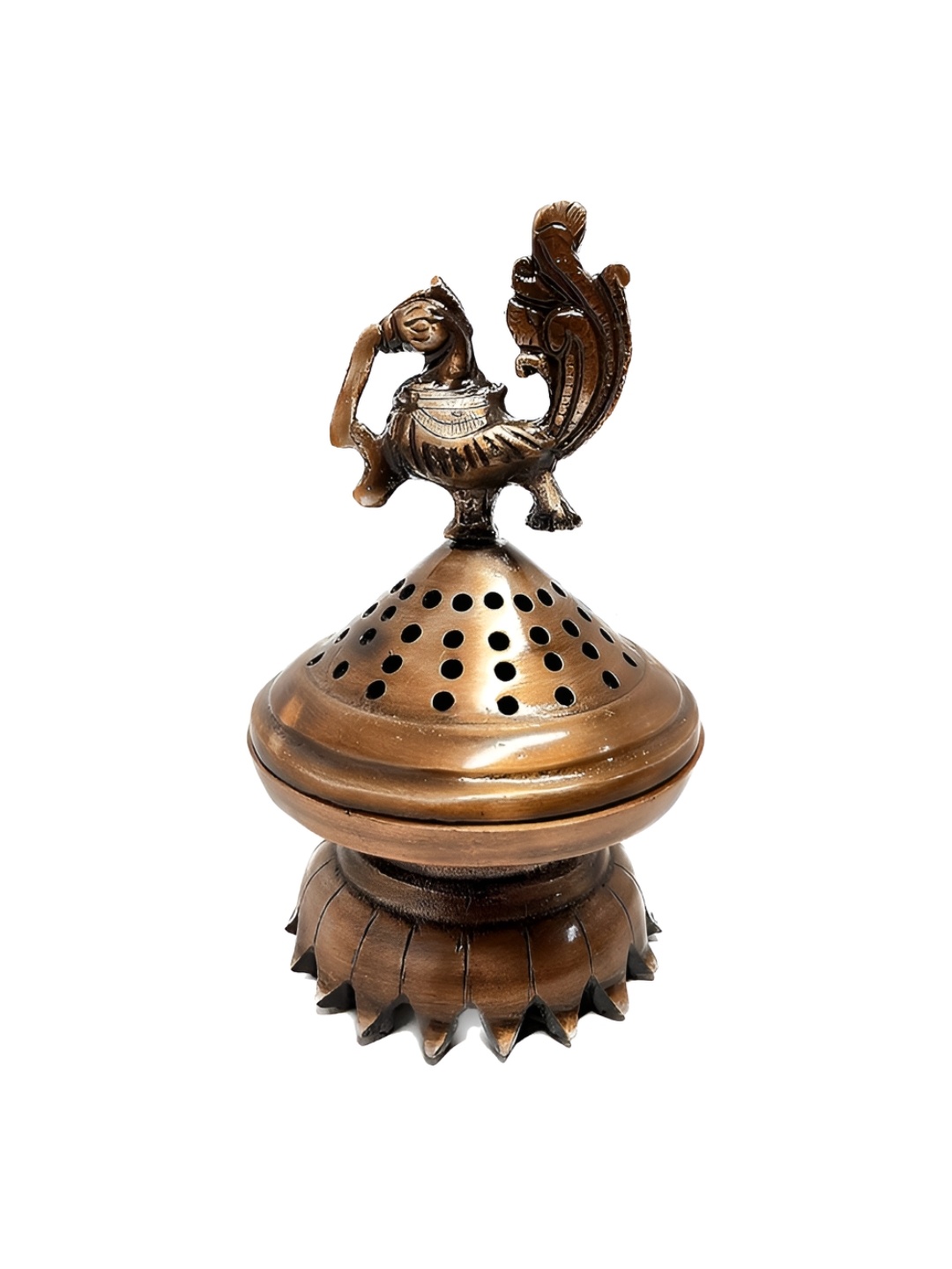 

Kridaykraft Copper Toned Metal Medium Showpiece