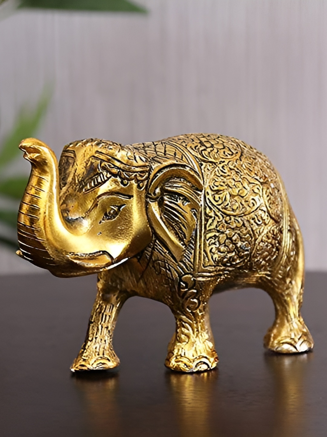 

Kridaykraft Gold Toned Metal Medium Idol Showpiece
