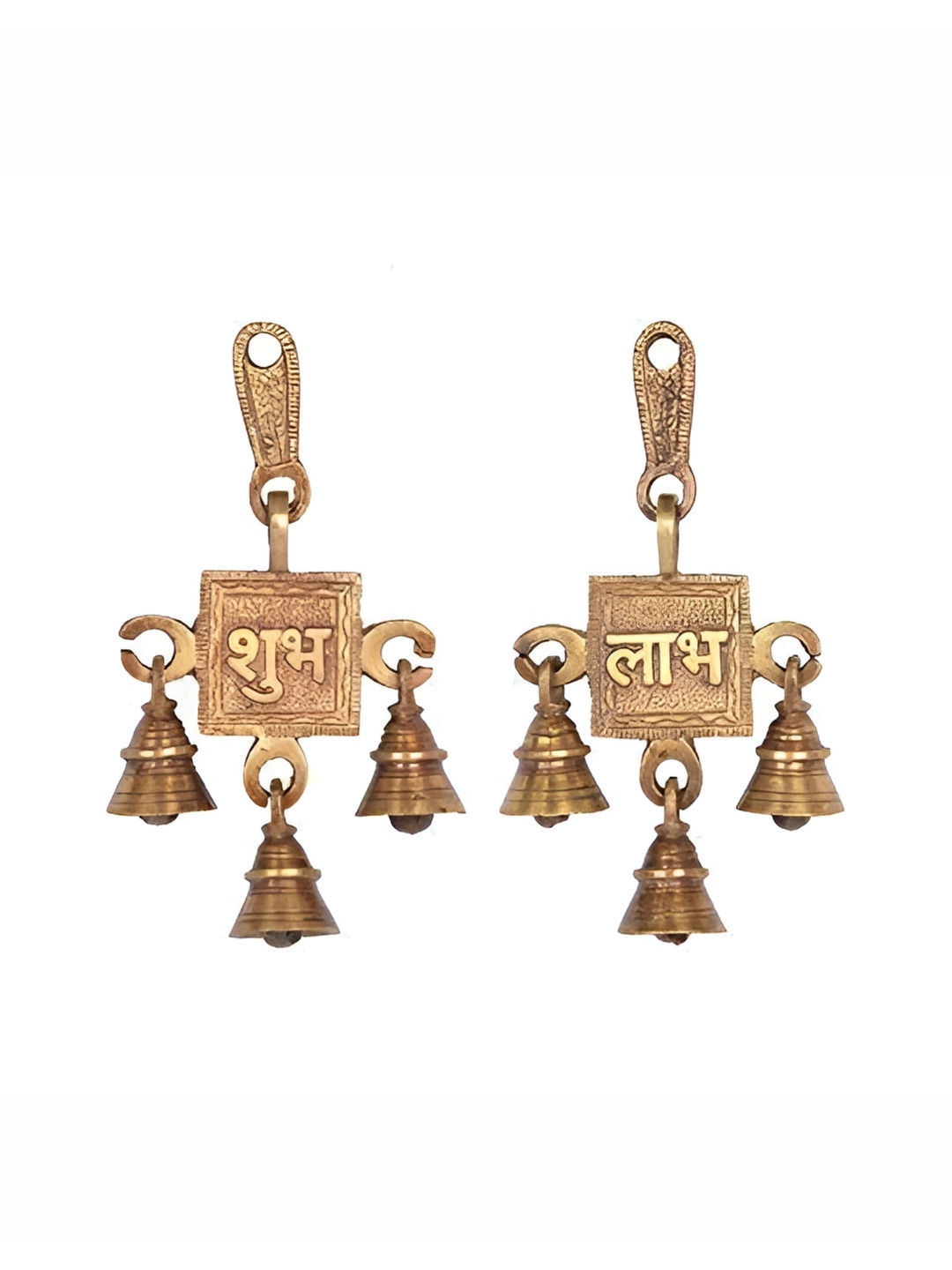

Kridaykraft Gold-Toned 2 Pieces Metal Small Idol Showpieces